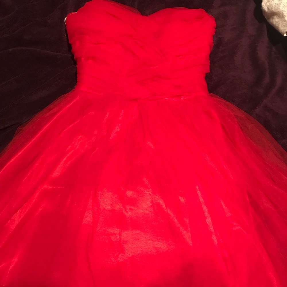 Red Tulle Dress